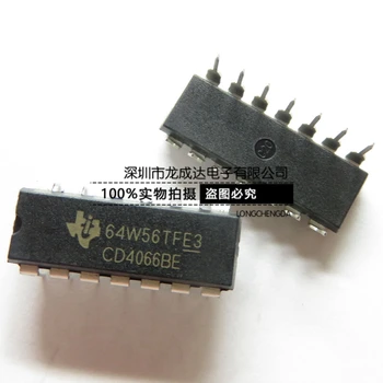 30шт оригинален нов логически чип с четырехпозиционным аналогов ключ CD4066 CD4066BE DIP14