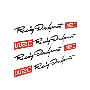 4шт Етикети На Дръжките на Автомобила WRC Rally Racing В Ивицата Автомобилни Стикери, Винил за polo 9n civic 2014 clio passat b5 focus mk2 fiat bravo nis