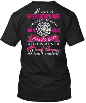Аз съм жена на пожарникар - Тениска Firefighters Was