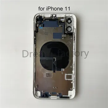 Делото на отделението за батерията, делото скелет на корпуса с влак, странични бутони за iPhone 11 Pro Max