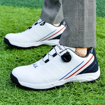 Нова водоустойчив обувки за голф, Удобни Мъжки маратонки за голф, Уличен размер 39-45, удобни Обувки, Мини Спортни маратонки