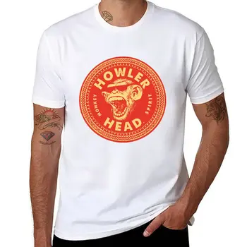 Нова тениска Howler Head Monkey Spirit, естетична облекло тениска за момче, спортни ризи, мъжки ризи голям и висок растеж