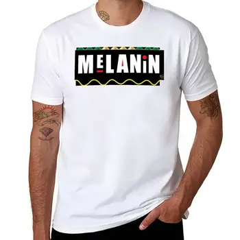 Нова тениска MELANIN MOTHERLAND EDITION, графична тениска, тениски оверсайз, обикновена черни тениски за мъже