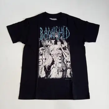 оригинална тениска на death metal BANISHED 2018 - baphomet богоубийство първоначалния състав на групата death