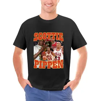 Скоти Pippen Пип 90-те Ретро Контрабандния Унисекс Тениска на Рап Баскетболно hoody Майк Hoody Krop-топ