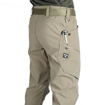 Тактически панталони, Мъжки спортни панталони Панталони-карго с множество джобове Водоустойчив бързо съхнещи мъжки панталони за риболов в открито Мъжки панталони за джогинг