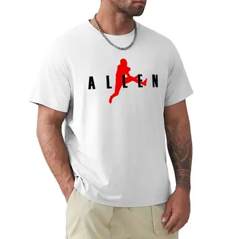Тениска Air Allen (червен + черен), сладки върхове с животните принтом за момчета, забавна мъжки тренировочная риза