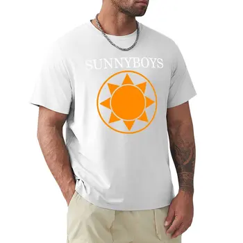 Тениска SUNNYBOYS однотонная спорт за момче, тениски за мъже от памук