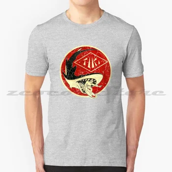 Тениска Tiki Shark, 100% памук, висококачествена и удобна дъска за сърф, Тики Ретро, воден остров, Летни челюстта, коктейл за почивка.