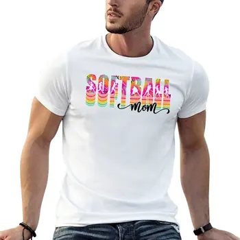 Тениска за играта на софтбол в ретро стил, тениска за забавна майки, мъжки дрехи, дрехи на хипитата, летни дрехи, тениски за мъже