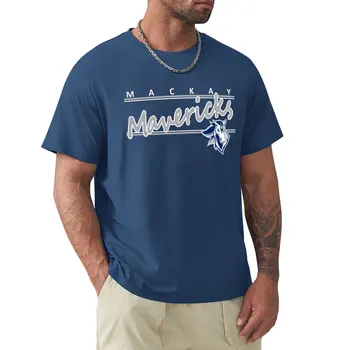 Тениска с логото на феновете Маккей Маверикс, скъпа облекло, риза с домашен любимец принтом за момчета, мъжки дрехи