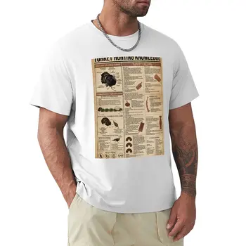 Тениска с надпис Turkey Hunting Knowledge, блуза, тениски големи размери за мъже