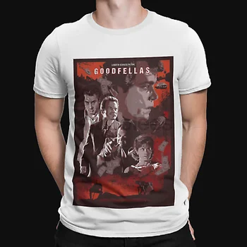 Тениска с плакат Goodfellas - Филм, стръмни телевизионен екшън, забавни бандата, Човек с белег, мафията