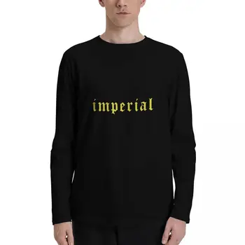 Тениски с логото на албума Imperial Denzel Curry с дълъг ръкав, скъпа дрехи, великолепна тениска, забавни тениски, мъжки графични тениски, аниме